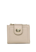 Lizzy Turn-Lock Top Zip Mini Wallet (Smoke)