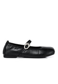 Maura Mary Jane Ballerina Flats (Black)