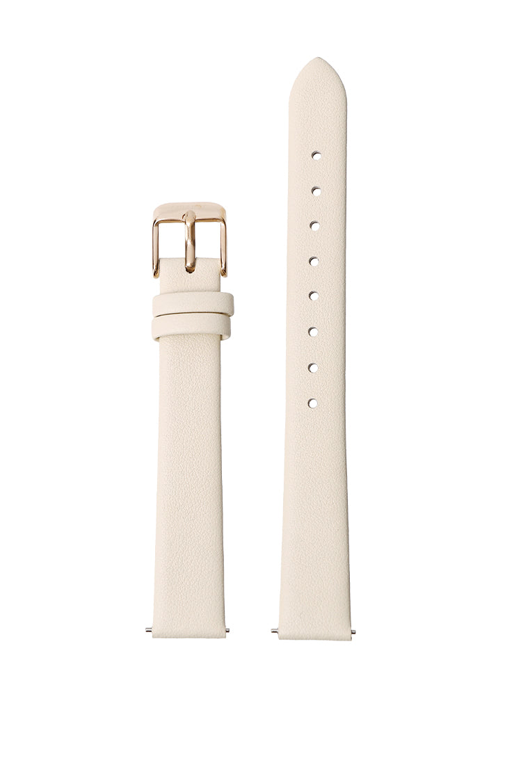 Genuine Leather Watch Strap 14mm - Rose Gold (Khaki)