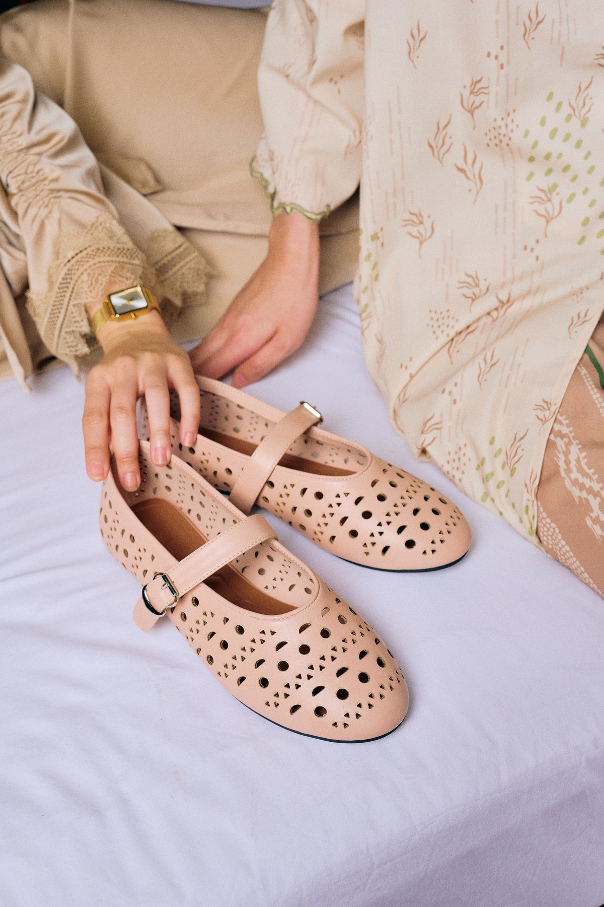 Harper Ballerina & Flats (Nude)