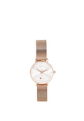 Be My Love Rose Gold Mesh Analogue Watch (Silver)