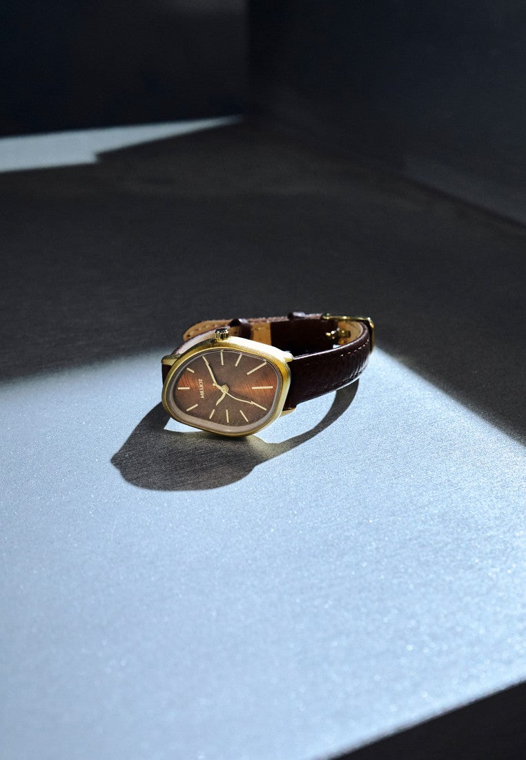 Collins Analogue Watch (Coffee)