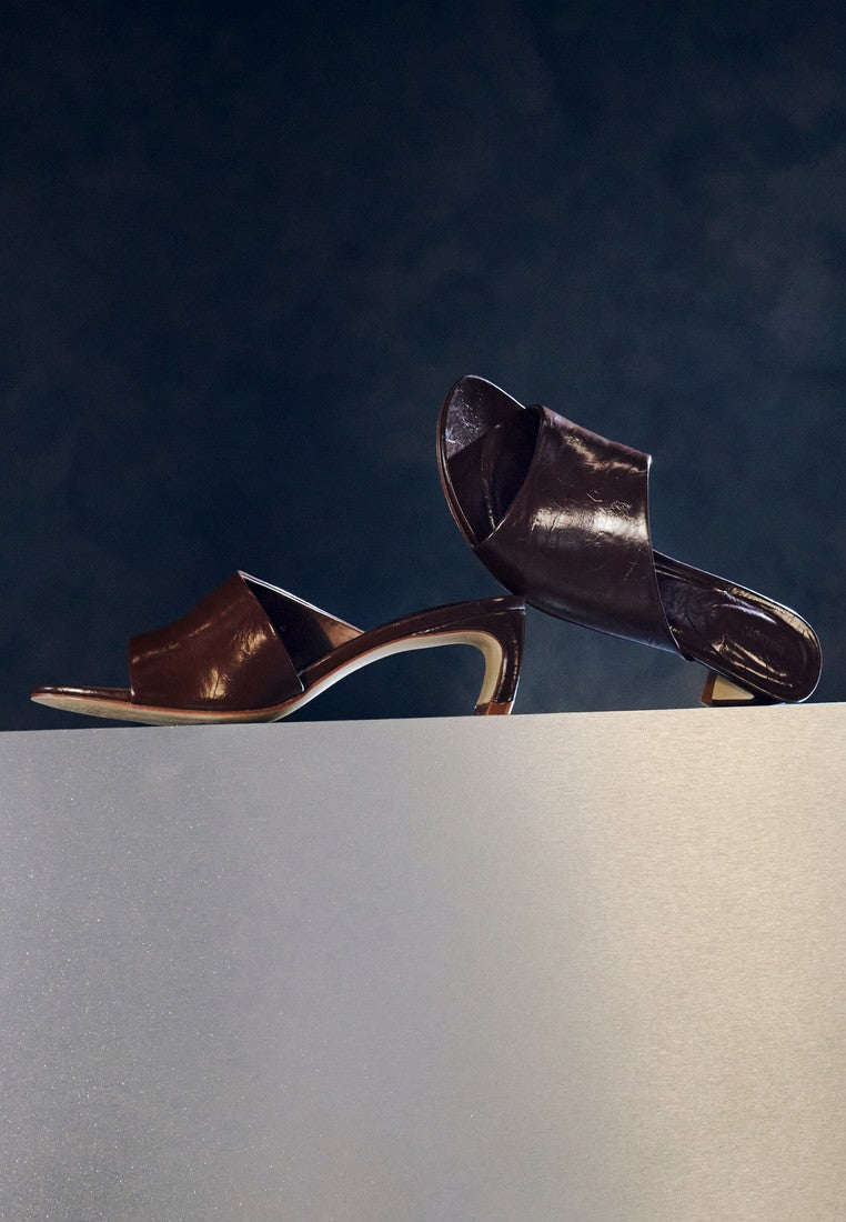Marcela Heeled Sandals (Brown)