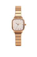 Ainsley Rose Gold Mesh Strap Watch (Salmon)