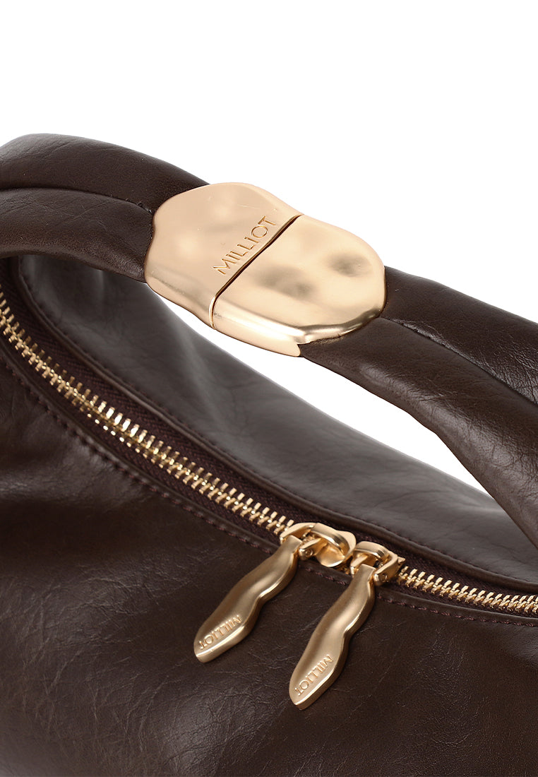 Amber Petite Hobo Bag (Espresso)