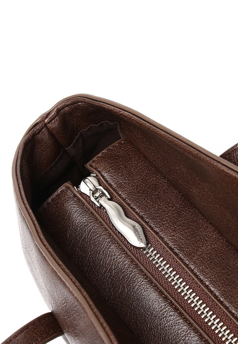 Urban Plush Shoulder Bag (Chocolate)