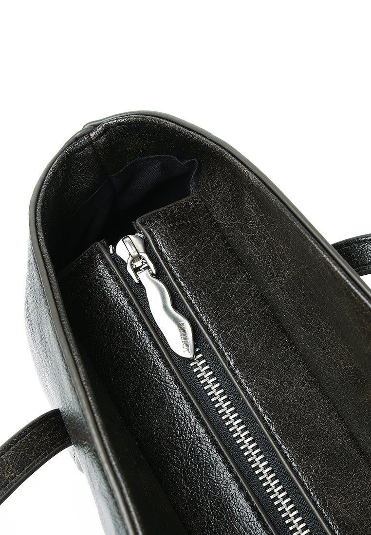 Urban Plush Shoulder Bag (Titanium)