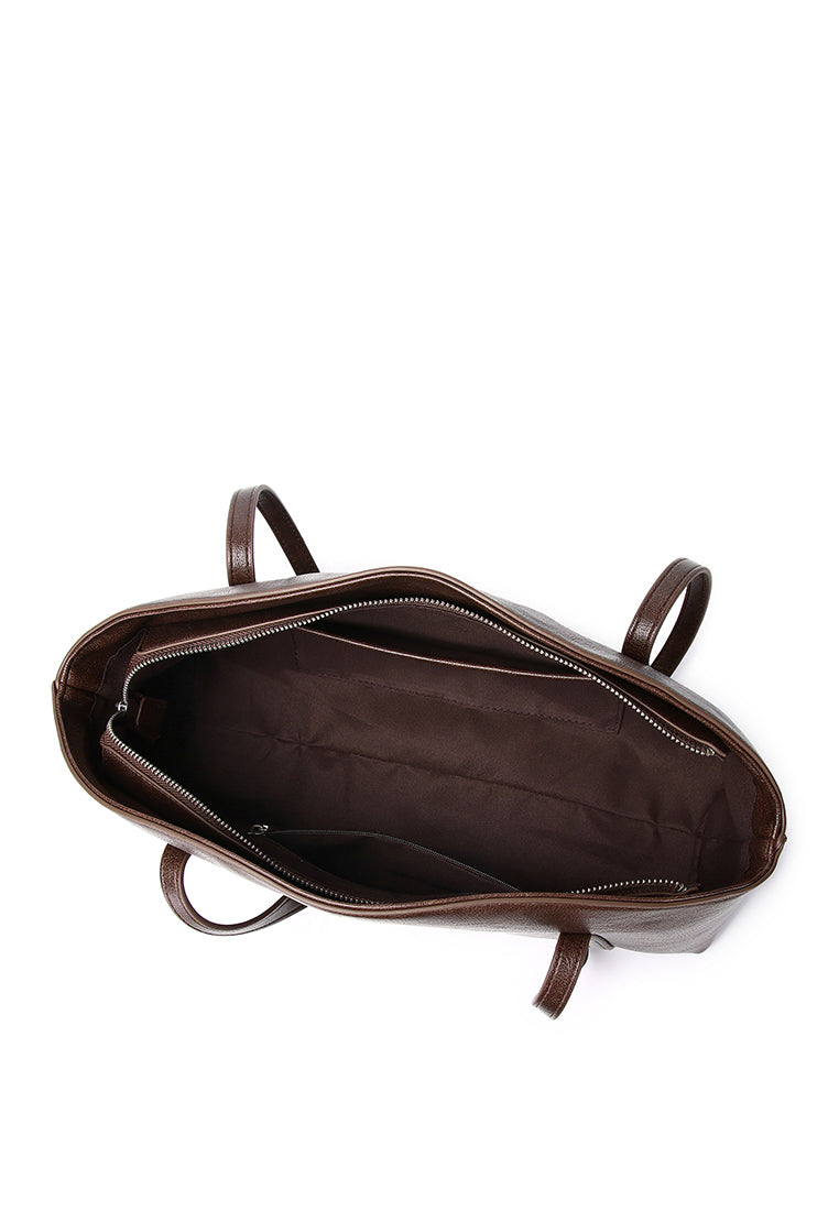 Urban Plush Shoulder Bag (Chocolate)