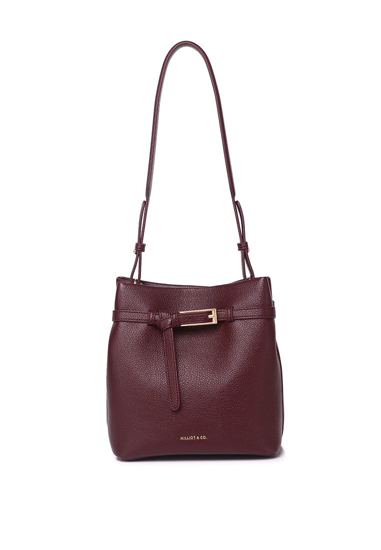Giselle Bucket Bag (Maroon)