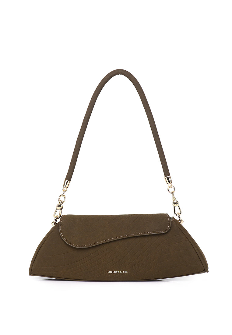 Hattie Flap Shoulder Bag (Coffee)