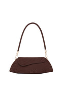 Hattie Flap Shoulder Bag (Espresso)