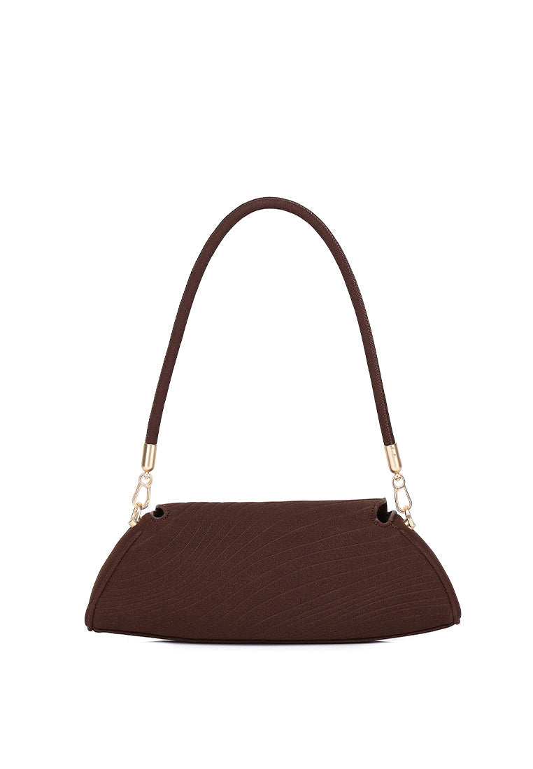 Hattie Flap Shoulder Bag (Espresso)