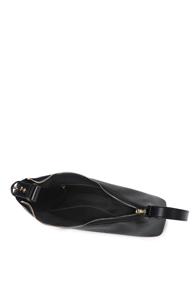 Heather Two-ways Shoulder Bag (Black)
