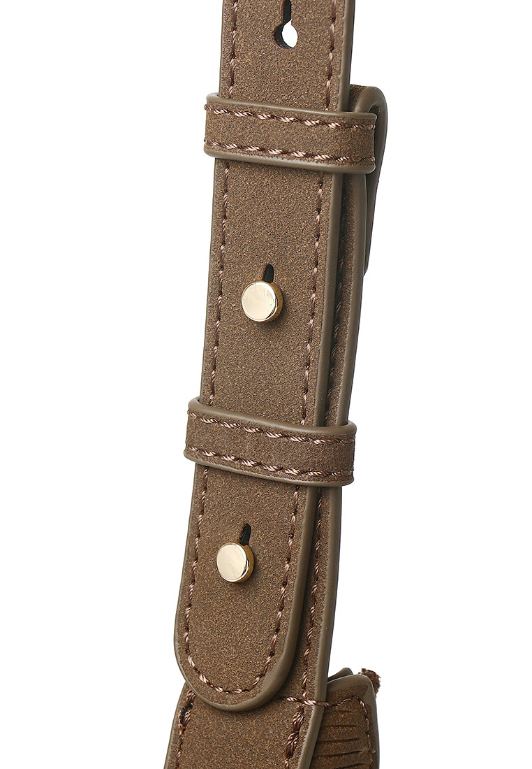 Heather Two-ways Shoulder Bag (Coffee)