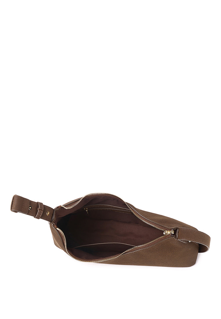 Heather Two-ways Shoulder Bag (Coffee)