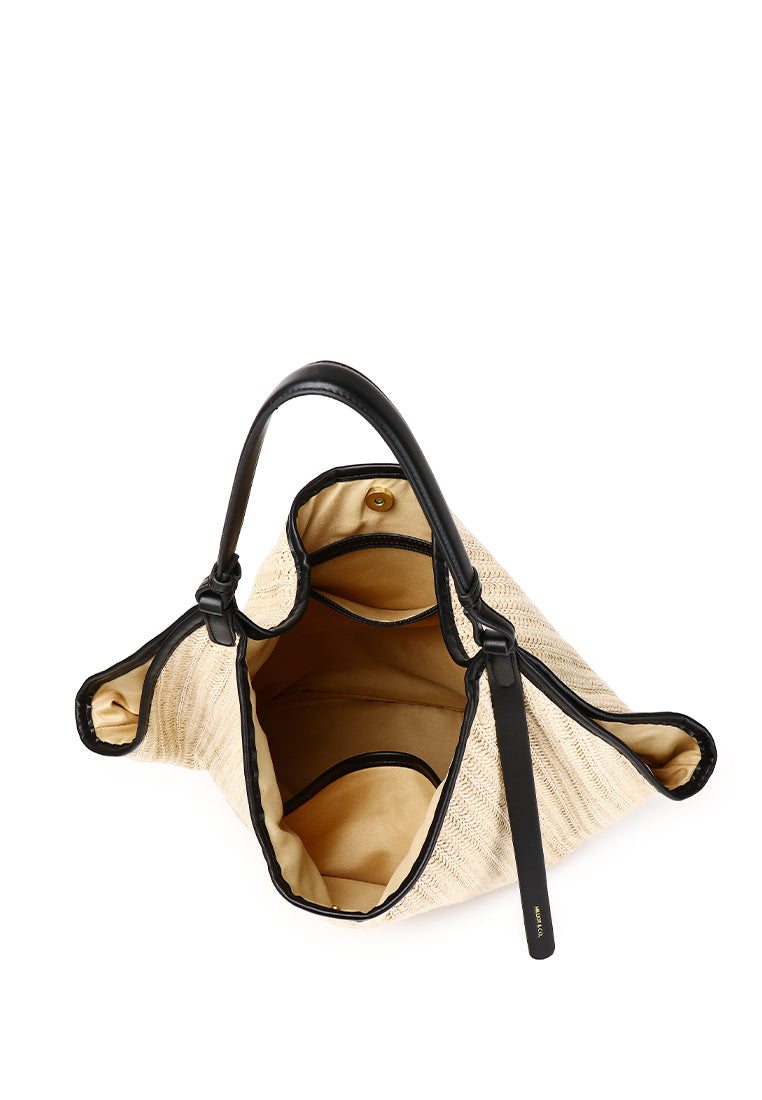 Eden Sculpted Hobo Bag (Caramel)