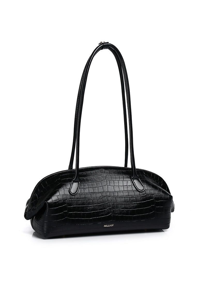 Colette Arc Bag (Charcoal)