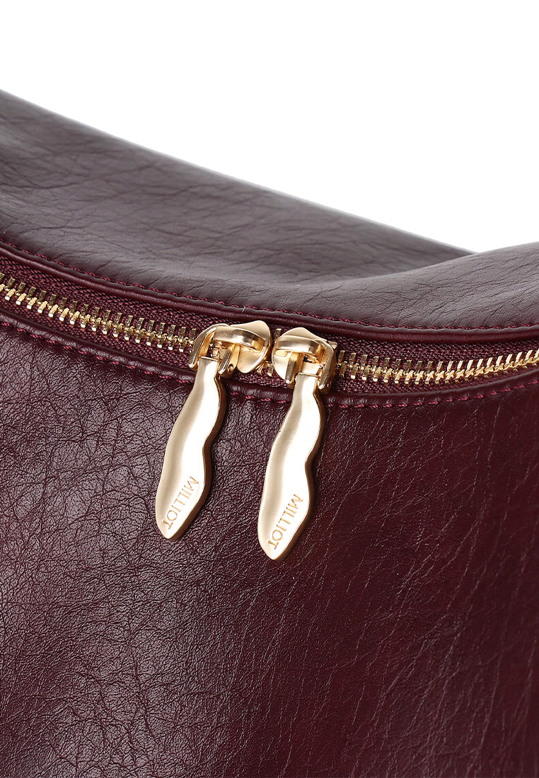 Barrett Hobo Bag (Burgundy)
