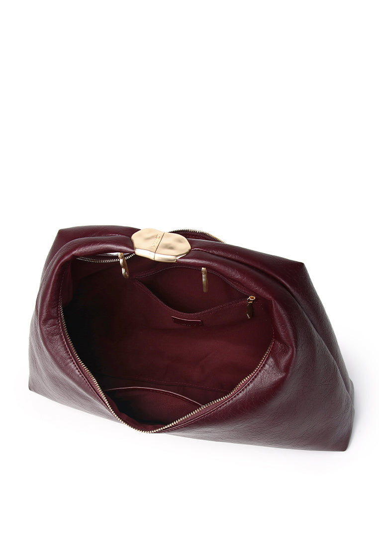 Barrett Hobo Bag (Burgundy)