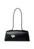 Lorey Flap Shoulder Bag (Black)