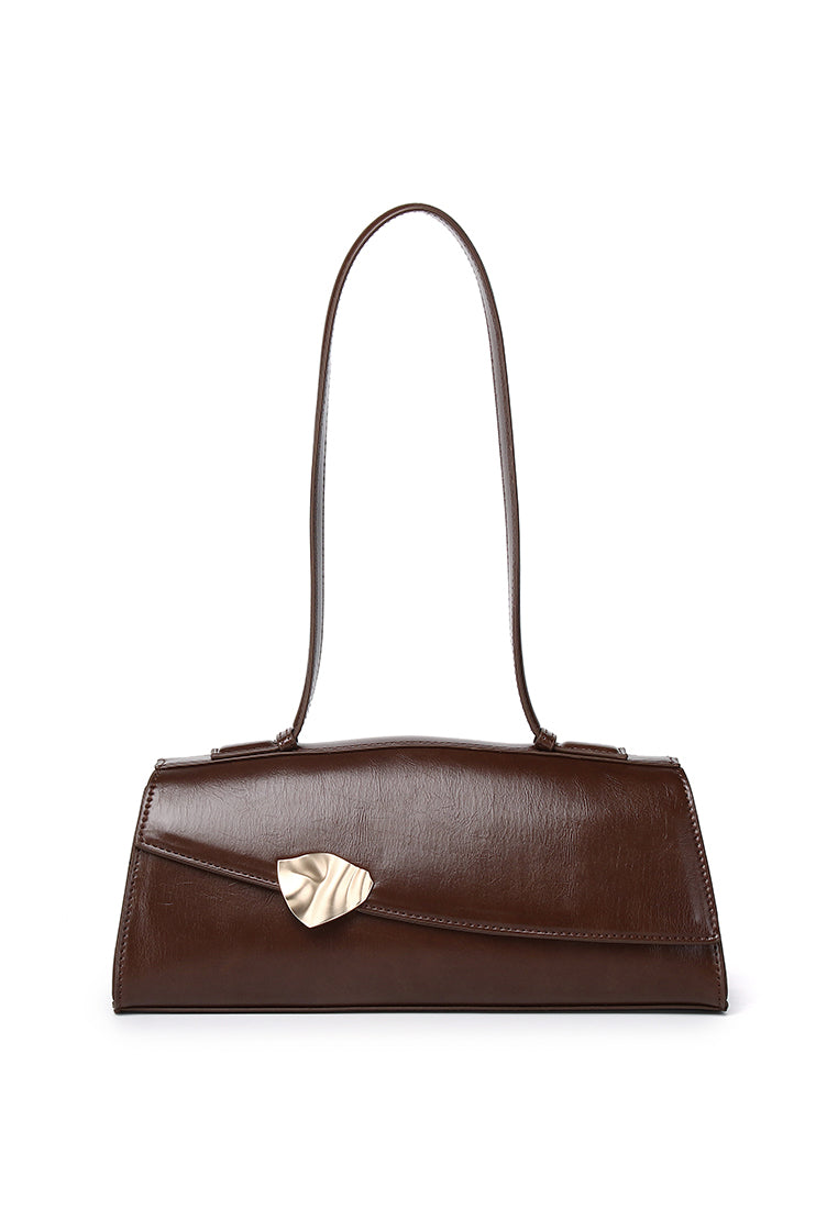 Lorey Flap Shoulder Bag (Coffee)