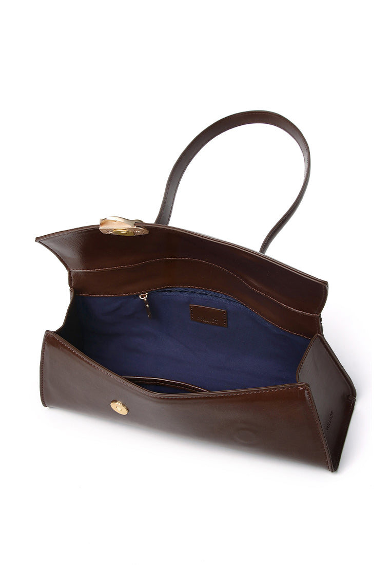 Lorey Flap Shoulder Bag (Coffee)