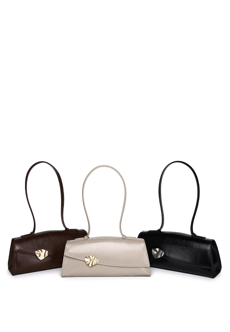 Lorey Flap Shoulder Bag (Coffee)