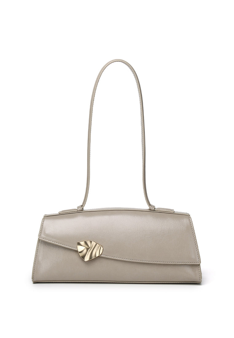 Lorey Flap Shoulder Bag (Taupe)