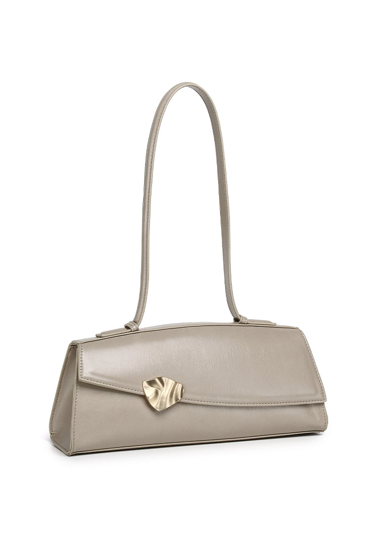 Lorey Flap Shoulder Bag (Taupe)