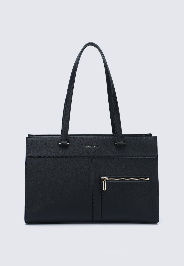 Cody Multi-compartment Tote Bag (Black)