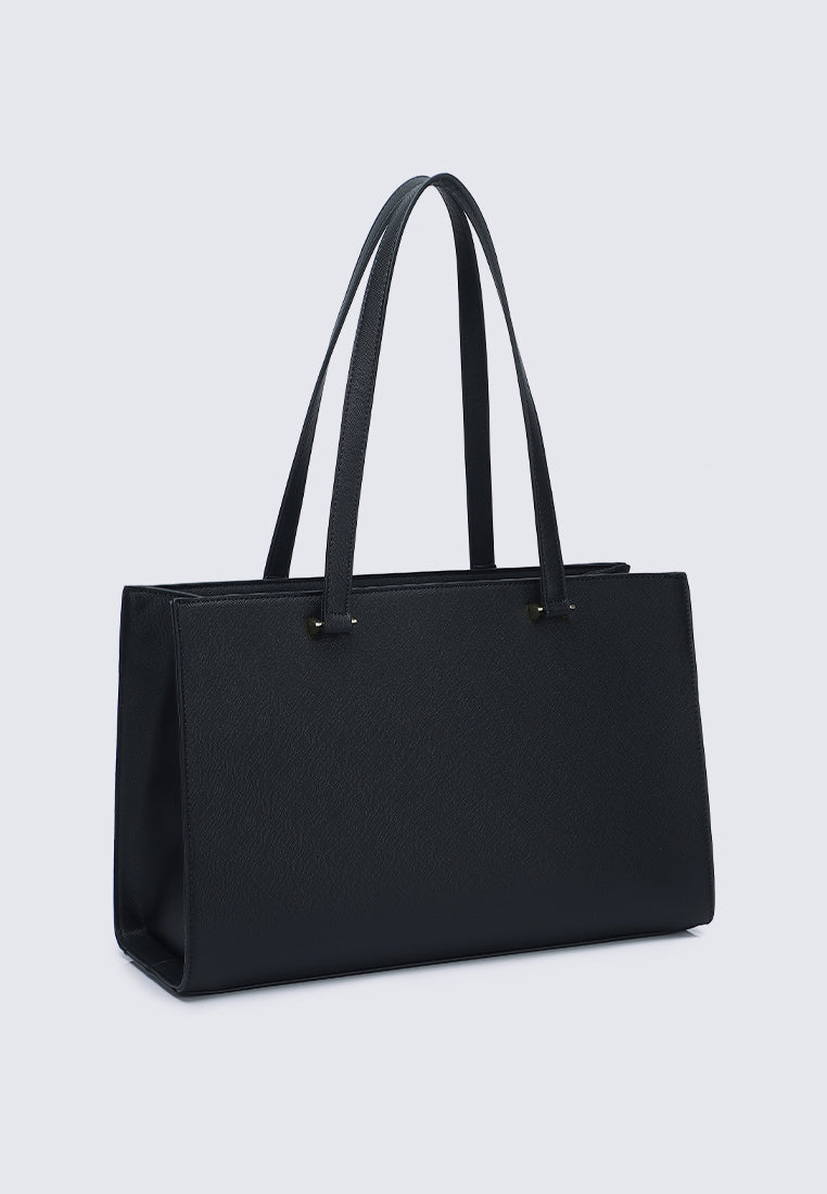 Cody Multi-compartment Tote Bag (Black)