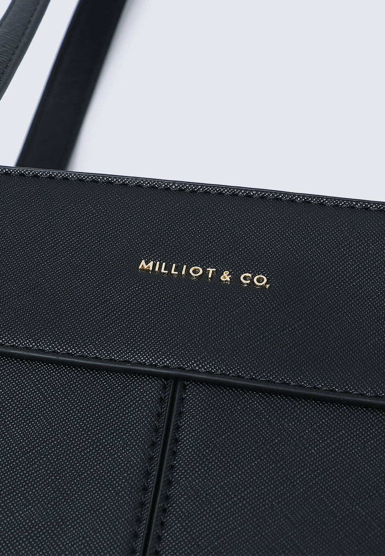 Cody Multi-compartment Tote Bag (Black)