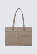 Cody Multi-compartment Tote Bag (Khaki)