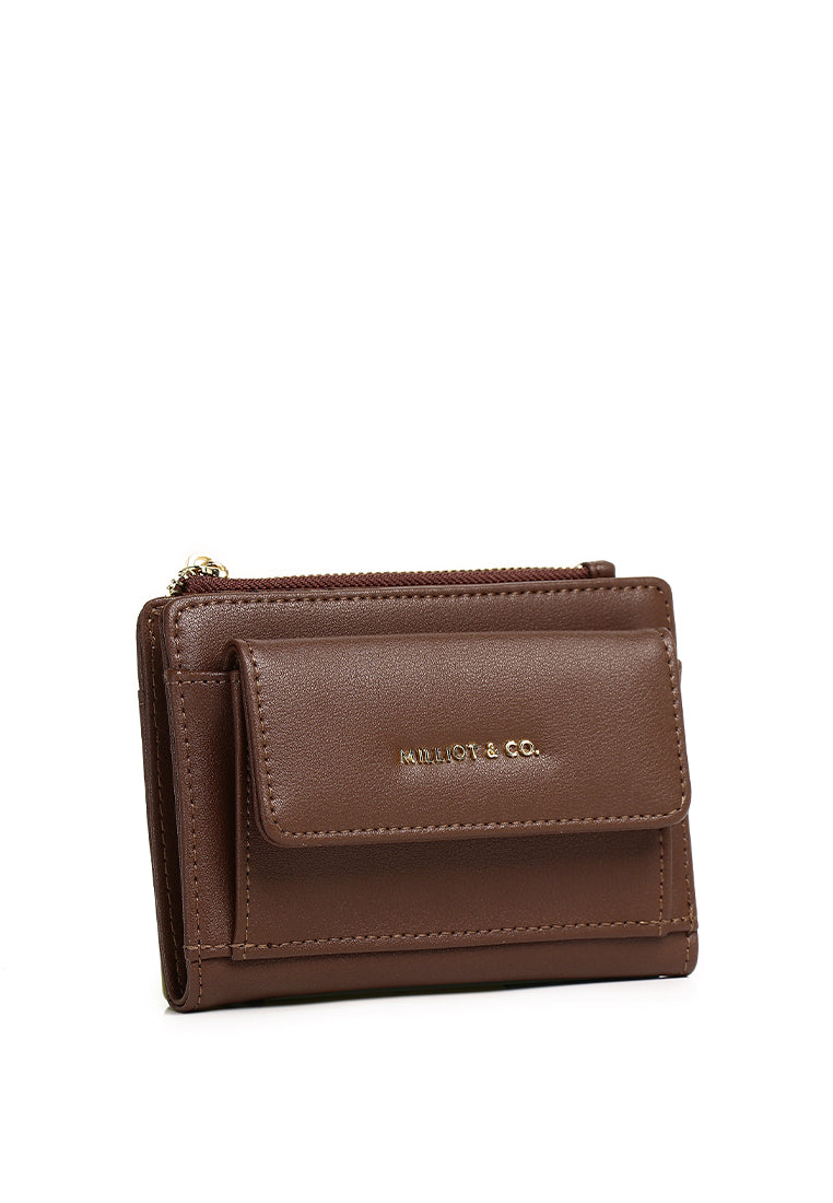 Candy Pop Top Zip Mini Wallet Wallet (Coffee)