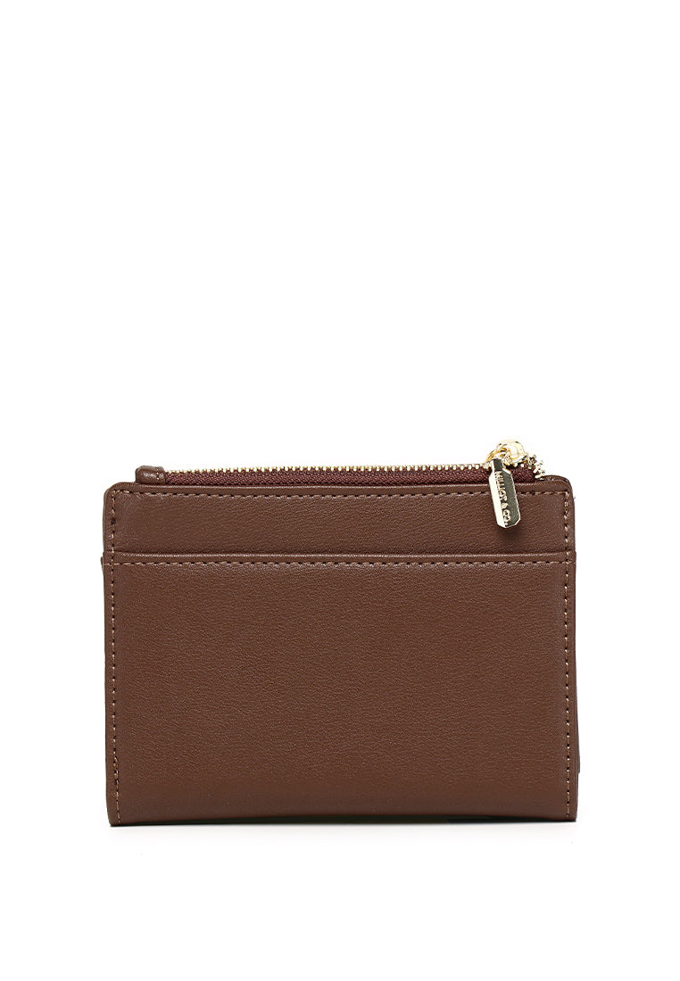 Candy Pop Top Zip Mini Wallet Wallet (Coffee)