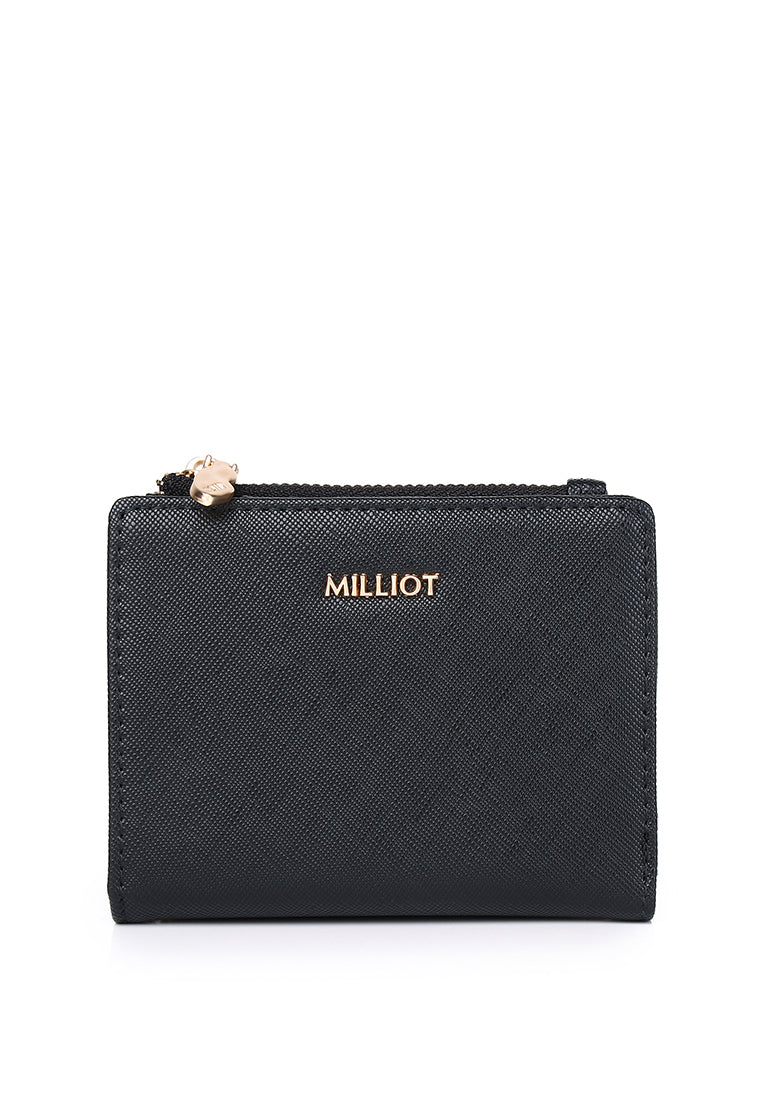 Chic Me Top Zip Mini Wallet (Black)