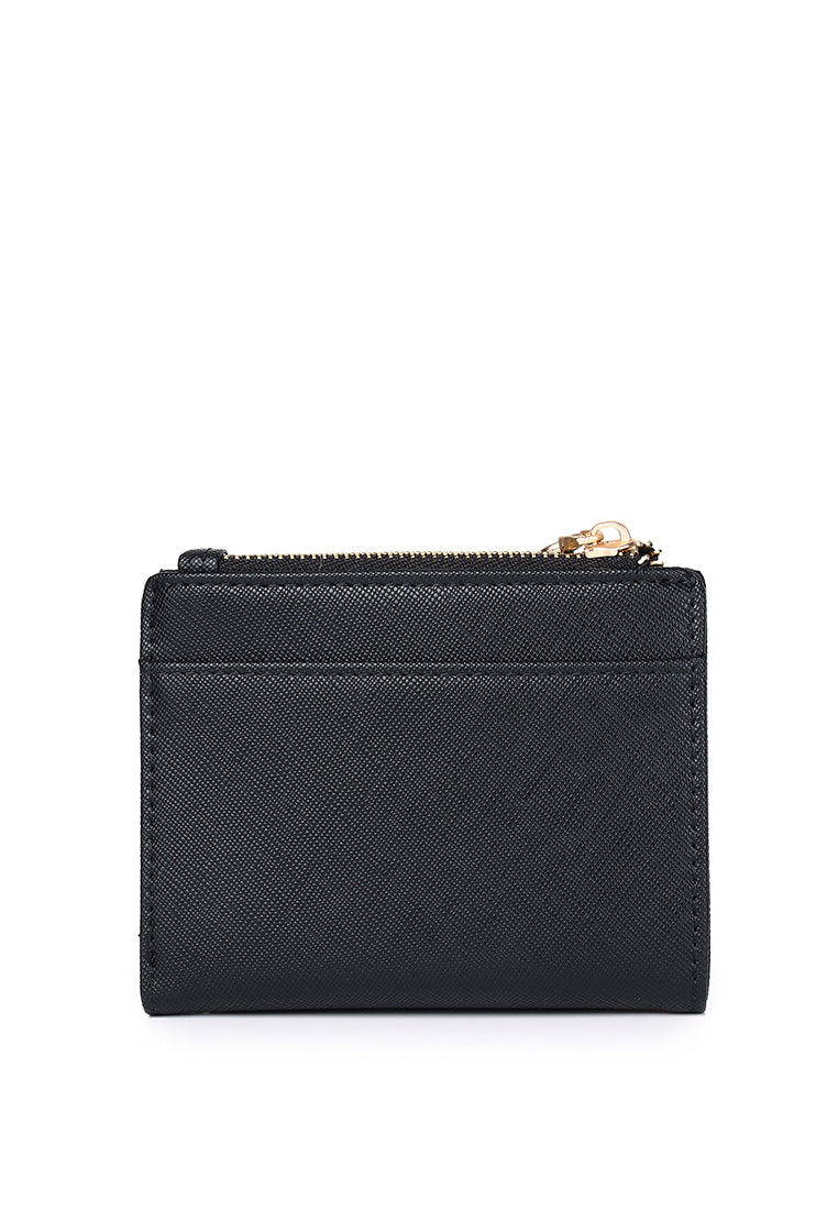 Chic Me Top Zip Mini Wallet (Black)