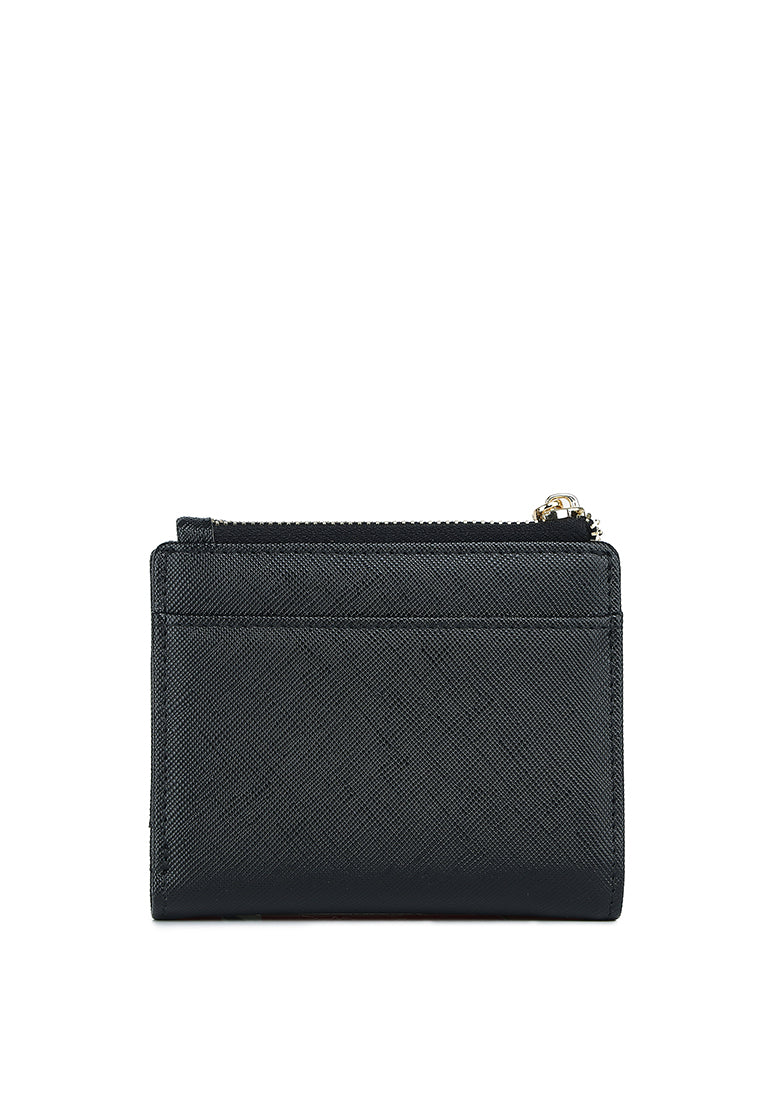 Chic Me Top Zip Mini Wallet (Black)