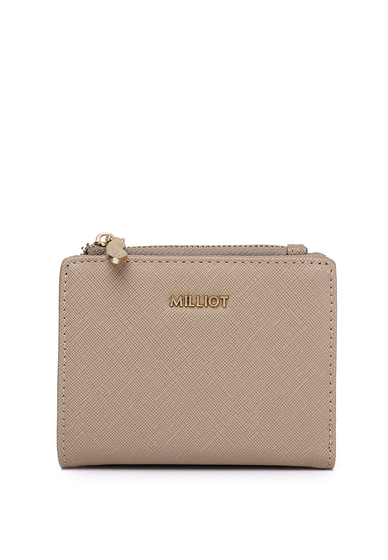 Chic Me Top Zip Mini Wallet (Khaki)