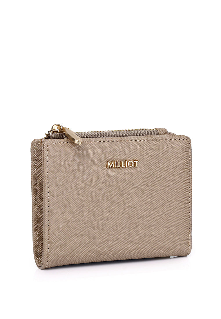 Chic Me Top Zip Mini Wallet (Khaki)