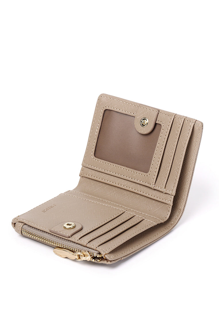 Chic Me Top Zip Mini Wallet (Khaki)