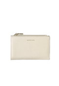 Heya Top-Zip Short Wallet (Beige)