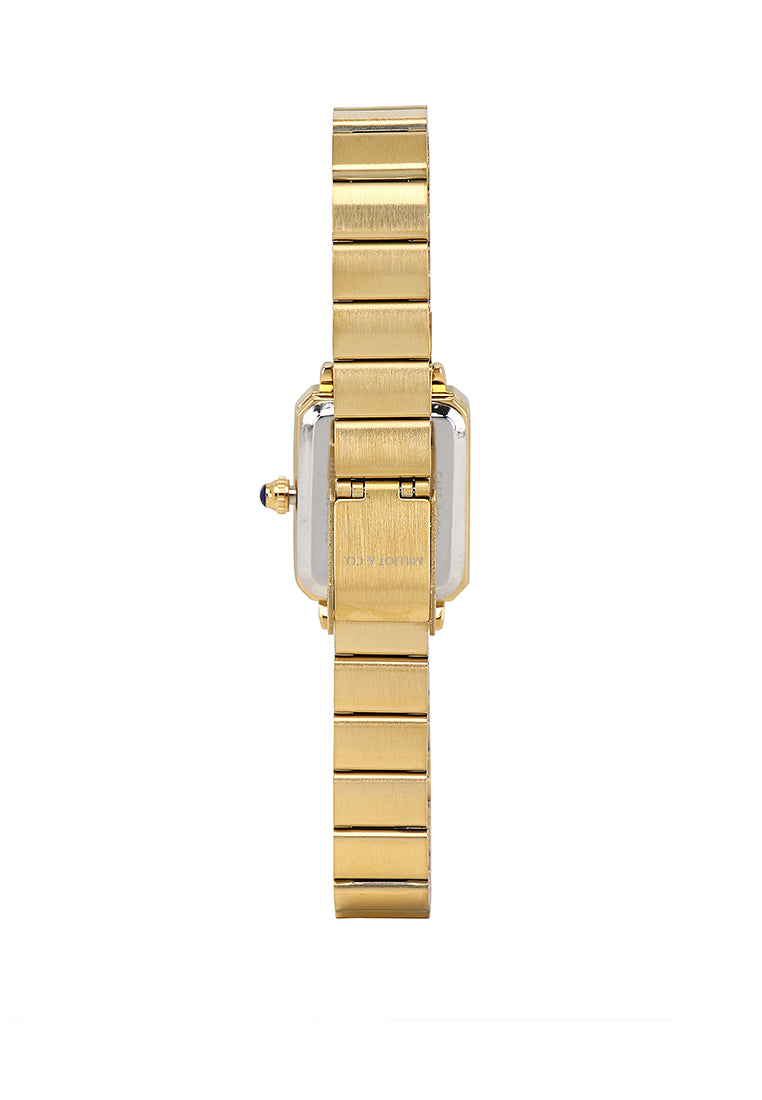 Betty Gold Stainless Steel Analog Watches (Gold)