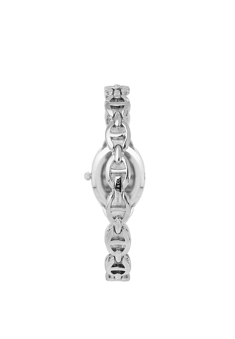 Ruby Classic Bracelet Analog  Watch (Silver)