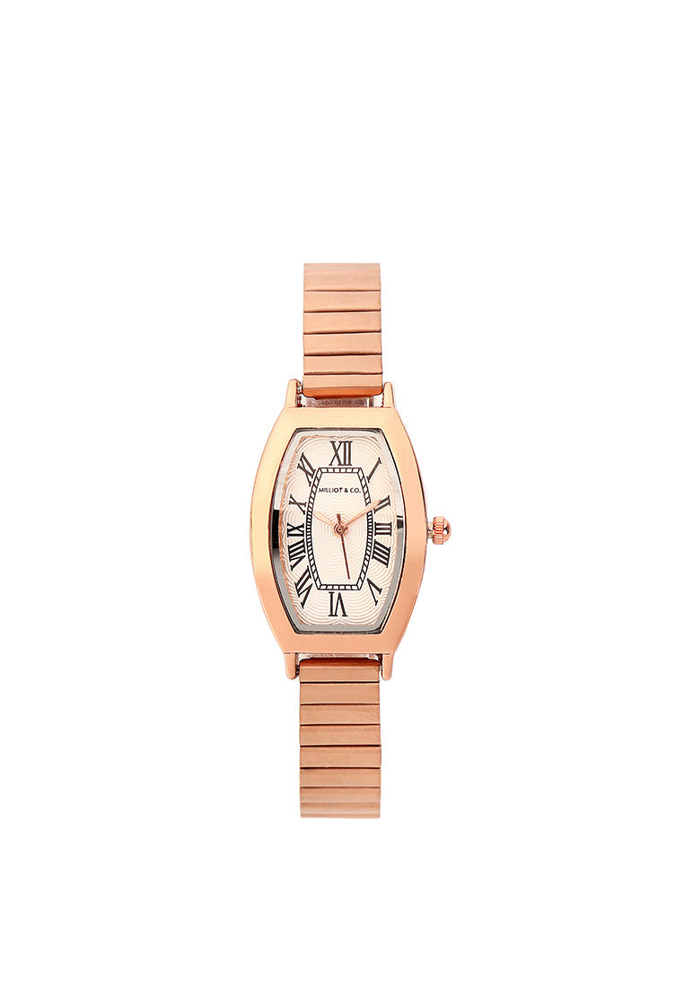 Emily Stainless Steel Analogue Watch (Rose Gold)