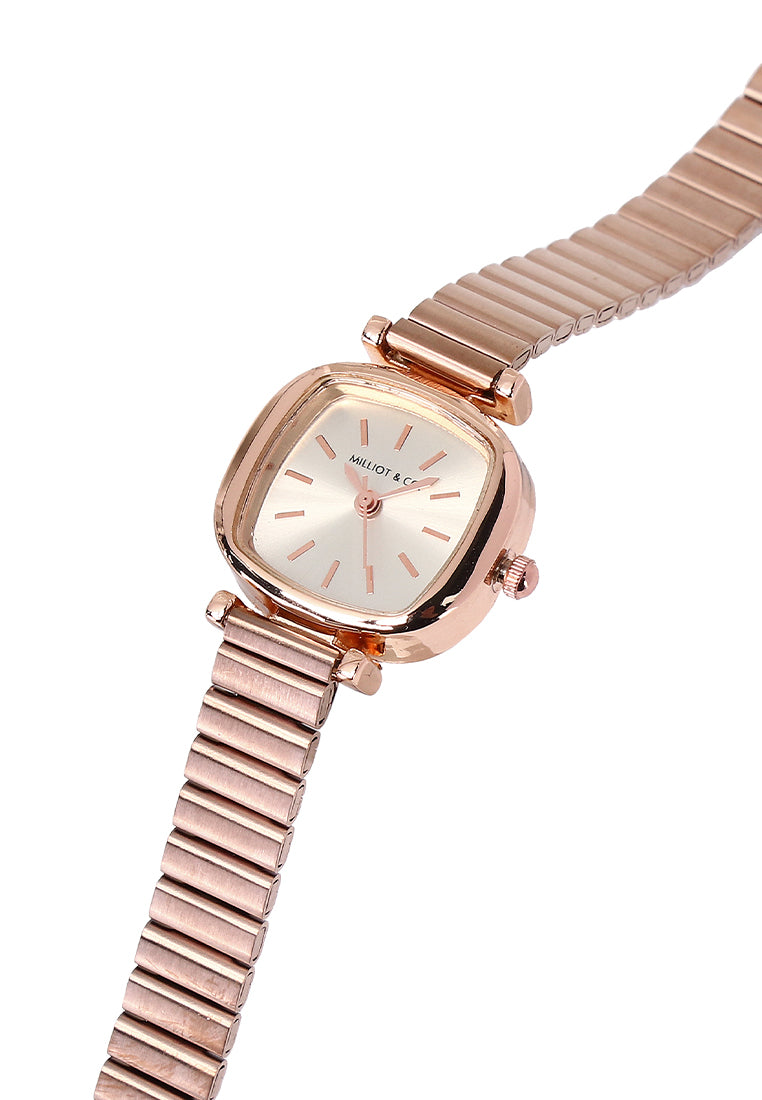 Farah Analogue Watch (Rose Gold)