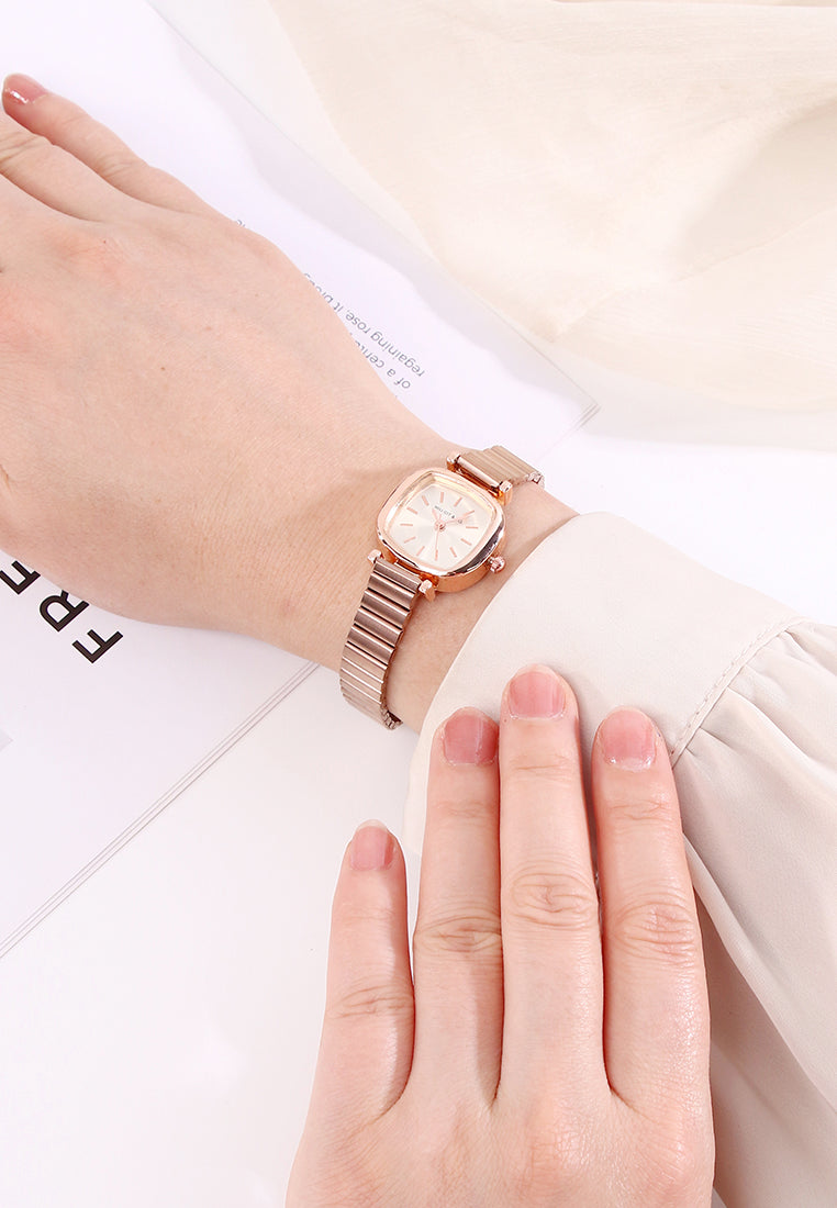 Farah Analogue Watch (Rose Gold)