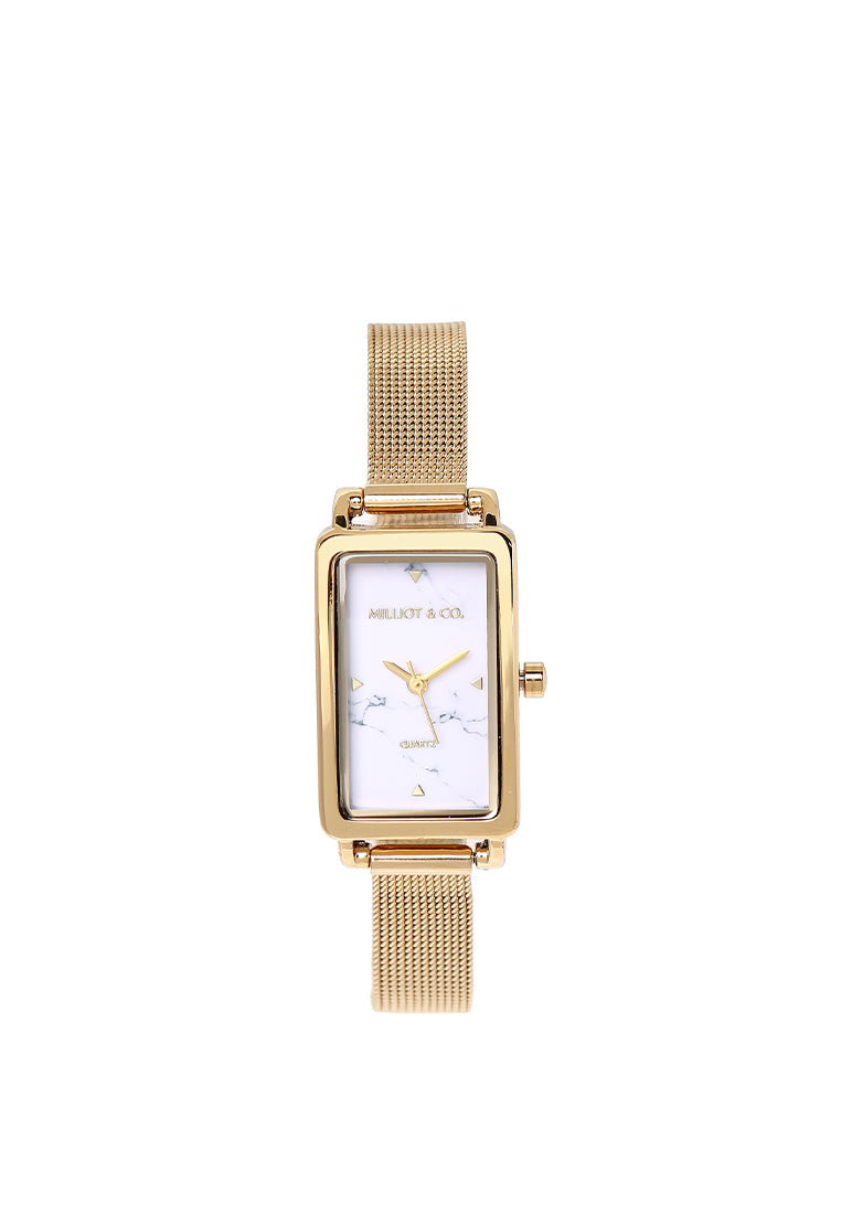 Raven Stainless Steel Analogue Watch (Gold)