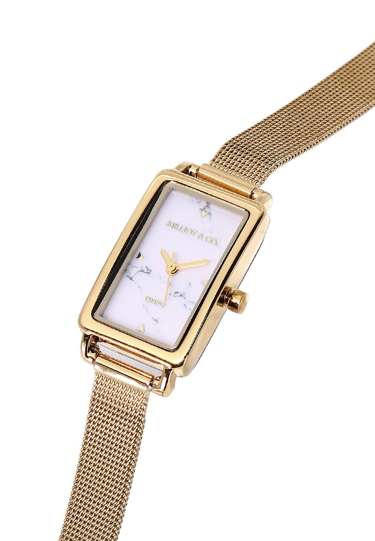 Raven Stainless Steel Analogue Watch (Gold)