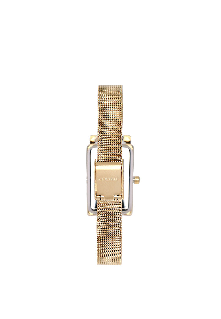 Raven Stainless Steel Analogue Watch (Gold)